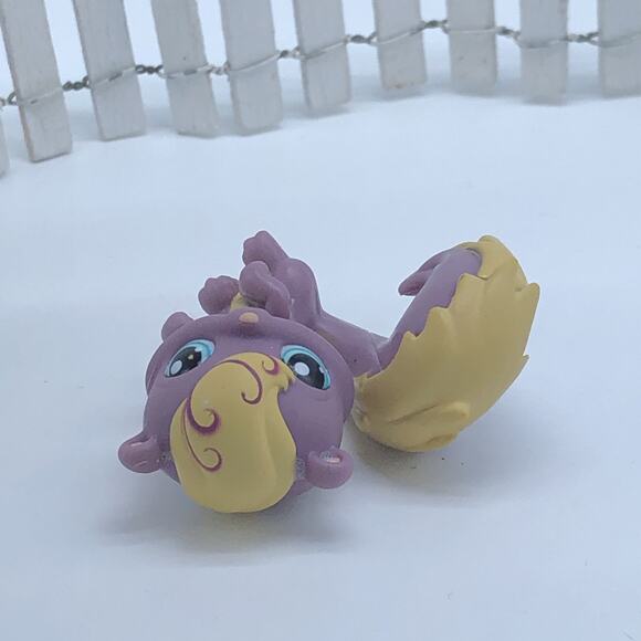 SQUIRREL #999 - Authentic Littlest Pet Shop - Hasbro LPS Purple B - Picture 3 of 4